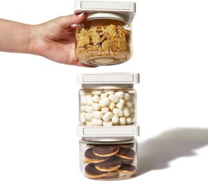 SMALL JARS FOR KITCHEN STORAGE WITH MAGNETIC LIDS